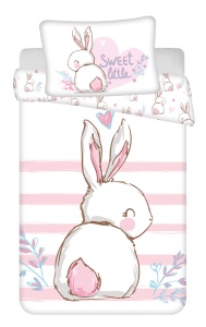 Iepure Sweet lenjerie de pat pentru copii 100x135 cm, 40x60 cm