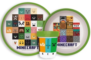 Minecraft Crafters set de vase antiderapant, set micro plastic