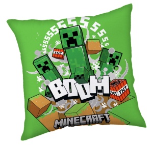 Minecraft Creeper Boom pernă decorativă 40*40 cm