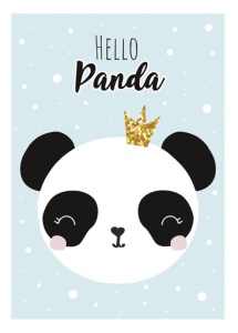 Panda Crown Mapă A/4 cu elastic