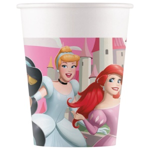 Prințesele Disney Create Your World pahară de hârtie pachet de 8 200 ml FSC