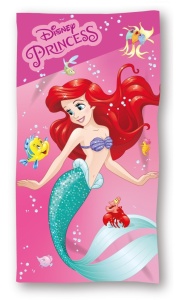 Prințesele Disney Sparkling Mermaid prosop de baie, prosop de plajă 70x140cm (Fast Dry)