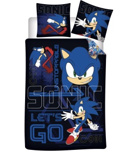 Sonic Ariciul Unstoppable Lenjerie de pat pentru copii 100×135 cm, 40×60 cm