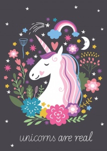 Unicorn pătură polar 100*140cm