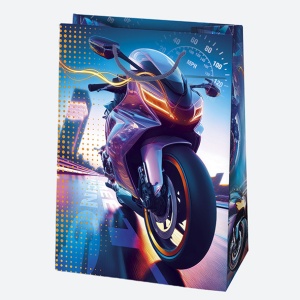 Vehicul Extreme sac de cadou din hârtie sport, sac de cadou 23x32x11 cm - Img 3