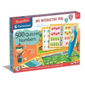 Colorat Education Joc interactiv cu stilou pentru dezvoltarea abilităților cu 500 de teste de la Clementoni