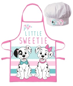 Disney 101 Dalmațieni Little Sweetie set de șorț pentru copii, 2 piese