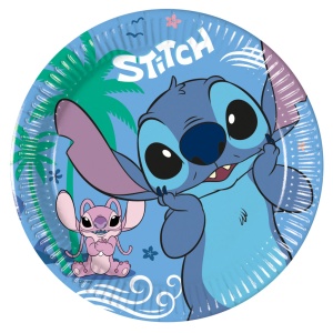 Disney Lilo și Stitch Angel farfurie de hârtie 8 buc 20 cm FSC