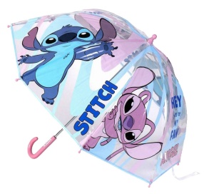 Disney Lilo și Stitch Angel umbrelă transparentă pentru copii Ø71 cm