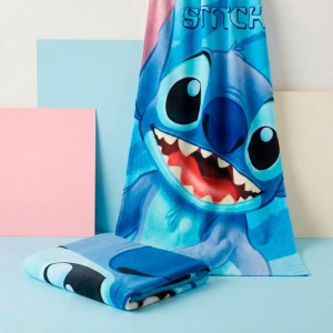 Disney Lilo și Stitch Big Smile prosop de baie, prosop de plajă 70x140cm (Uscare Rapidă) - Img 4