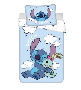 Disney Lilo și Stitch Clouds Set lenjerie pat copii 100×135 cm, 40×60 cm