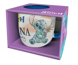 Disney Lilo și Stitch Ohana Elite cană din porțelan 400 ml (14 oz) în Cutie Cadou - Img 4