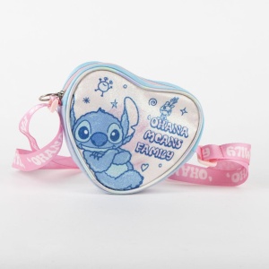 Disney Lilo și Stitch Ohana geantă de umăr cu sclipici - Img 4