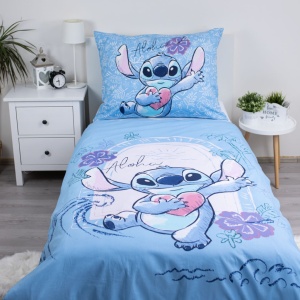Disney Lilo și Stitch Wave lenjerie de pat 140×200cm, 70×90 cm - Img 2