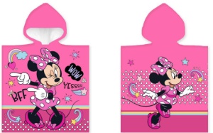 Disney Minnie BFF poncho prosop de plajă 50x100 cm