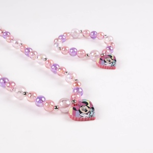 Disney Minnie Bubble set colier și brățară cu mărgele - Img 3