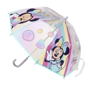Disney Minnie Fun Days umbrelă transparentă pentru copii Ø71 cm
