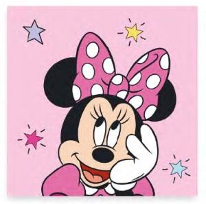 Disney Minnie Star prosop de mână, prosop de față, prosop 30x30cm