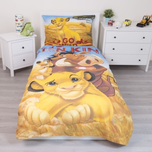 Disney Regele Leu Pride Lands Trio set de lenjerie de pat 140x200cm, 70x90 cm - Img 2