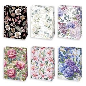 Floare Romantic sac cadou de hârtie, sac cadou 23x32x11 cm