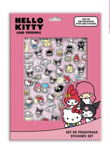 Hello Kitty Friends set de autocolante, 300 buc.
