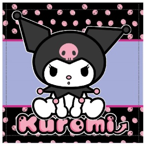 Hello Kitty Kuromi prosop de mână, prosop de față, prosop 30x30cm