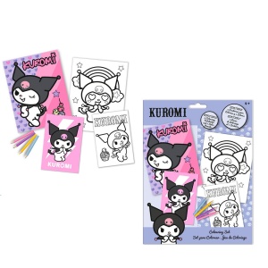 Hello Kitty Kuromi set de colorat - Img 3