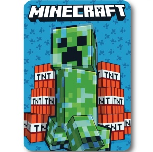Minecraft TNT pătură polară 100x140cm