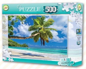 Ocean Puzzle de Plajă Seychelles - 500 de piese