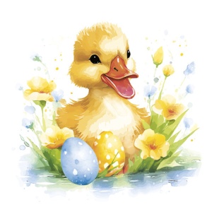 Paște Cute Baby Duck șervețel 20 buc 25x25 cm