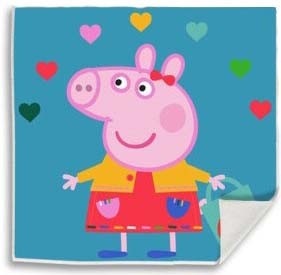 Purcelușa Peppa Prosop Magic Hearts pentru față și mâini 30x30cm