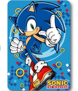 Sonic Ariciul Gold Ring pătură polară 100x140cm