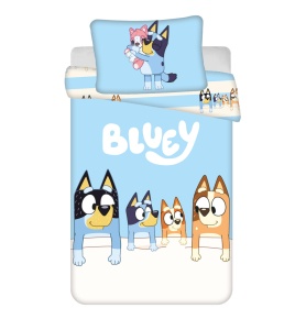 Bluey Family lenjerie de pat pentru copii 100×135 cm, 40×60 cm