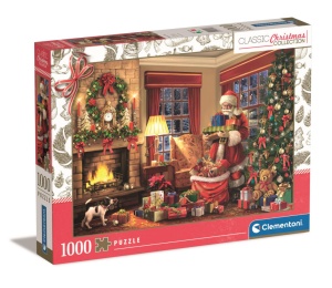 Crăciun Santa's Gift Puzzle Clementoni de 1000 piese