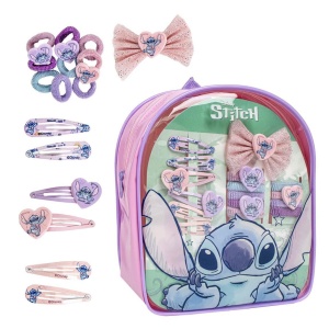 Disney Lilo și Stitch Alien Love set de accesorii pentru păr în geantă