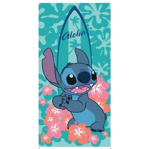 Disney Lilo și Stitch Aloha-Surfer prosop de baie, prosop de plajă 70x140cm (Uscare Rapidă)