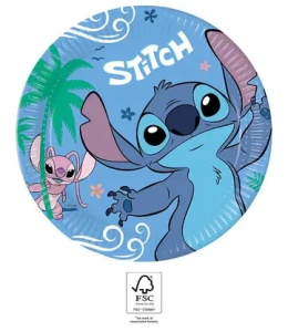 Disney Lilo și Stitch Angel farfurie de hârtie 8 buc 23 cm FSC - Img 2