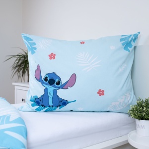 Disney Lilo și Stitch Blue lenjerie de pat 140×200cm, 70×90 cm - Img 4