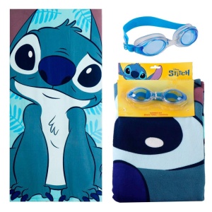 Disney Lilo și Stitch Cutie set prosop și ochelari de înot