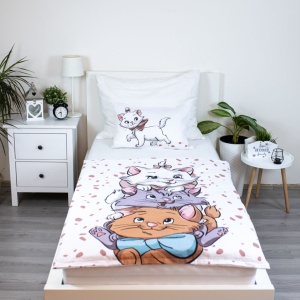 Disney Marie Friends husa de pat pentru copii 100×135 cm, 40×60 cm - Img 2