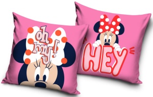 Disney Minnie Hey husă de pernă 40x40 cm catifea
