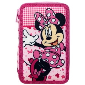 Disney Minnie Lovely Charm penar cu trei compartimente umplut - Img 2