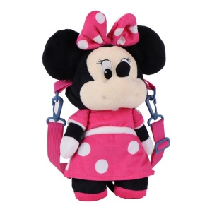 Disney Minnie Pink rucsac de pluș, geantă 34 cm
