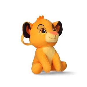 Disney Regele Leu Simba Figurina 3D de pluș cu agățătoare, decor pentru geantă 13 cm - Img 2