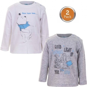 Disney Winnie de Pluș tricou pentru bebeluși, set de 2 piese 68/74 cm