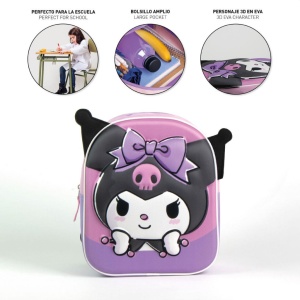 Hello Kitty Kuromi Rucsac 3D, geantă 31 cm - Img 4