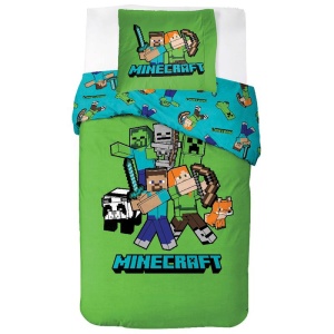 Minecraft Classic Crew lenjerie de pat 140×200cm, 70×90 cm