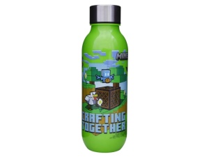 Minecraft Crafting sticlă din plastic cu capac cu filet 640 ml - Img 3