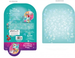 Prințesele Disney Curious Set de șorț pentru copii Ariel, 2 piese - Img 2