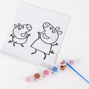Purcelușa Peppa Fun set de pictură cu numere - Img 4